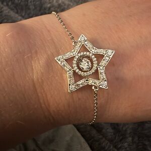Swarovski Silver Star Crystal Bracelet